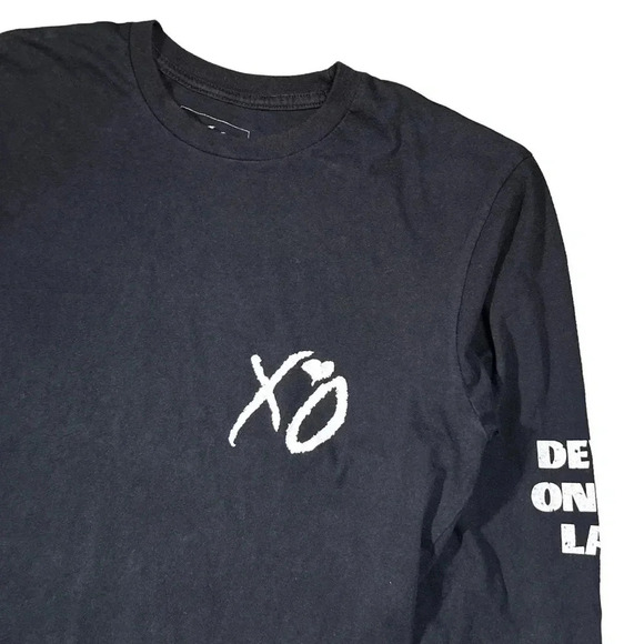 The Weeknd XO 2016 Starboy Ordinary Life Car Black L/S T Shirt Mens Small - Picture 3 of 7